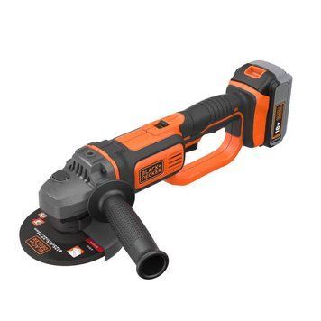 Купити Шліфмашина кутова акумуляторна BLACK+DECKER BCG720M1 (1акум.18В 4Аг/зарядний/сумка) в Україні у Tools Store