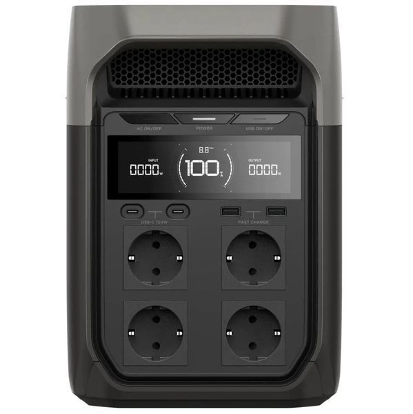 Мощная портативная зарядная станция EcoFlow Delta 3: 1800 Вт/2400 Вт, 1024 Вт/ч, LifePo4 DELTA 3 фото