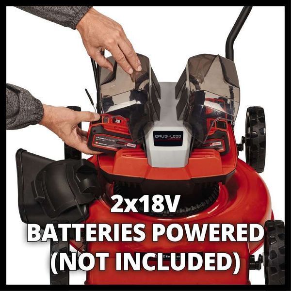Газонокосилка аккумуляторная EINHELL GE-CM 36/48 Li M-Solo 3413054 фото