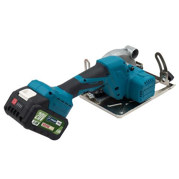 Аккумуляторная дисковая пила PROFI-TEC PCA1220BL POWERLine: с АКБ 20V 4.0 Ah+ЗУ; диск 125 мм 006451 фото