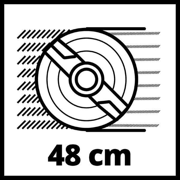 Газонокосилка аккумуляторная EINHELL GE-CM 36/48 Li M-Solo 3413054 фото