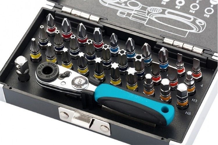 Купити Набір біт і магнітний адаптер Gross 33 шт. 11365 в Україні у Tools Store