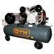 Поршневой воздушный компрессор 120 л GTM KC2090A-120L ременный (120л, 5.5 кВт, 670 л/мин) - фото товара 27158