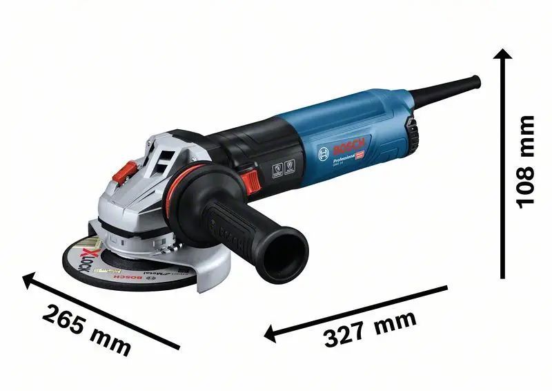 Купити Професійна болгарка Bosch GWS 14-125 S : 1400 Вт, диск 125мм, з регулюванням обертів в Україні у Tools Store