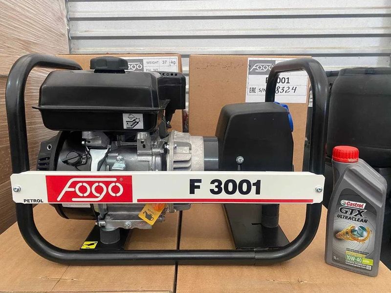 Професійний генератор бензиновий (електрогенератор) FOGO F3001 : 2.5/2.7 кВт бензогенератор для дому F3001 фото