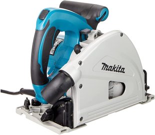 Професійна ручна заглибна дискова пила Makita SP 6000 : 1300 Вт, 165мм, 55мм глибини погружна циркулярка SP6000 фото