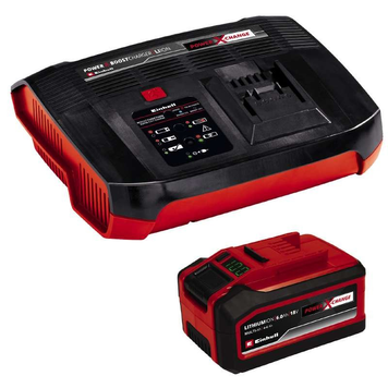 Купити Потужний акумулятор і зарядний пристрій Einhell PXC-Starter-Kit 18V 4-6Ah 6A Boostcharger в Україні у Tools Store