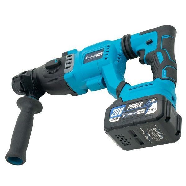 Набор аккумуляторных PROFI-TEC Combo Set 3/5 (PBH201BL/DTW800BL/DGA20BL/2акум.20В 4Ач/зарядный/кейс) 005934 фото