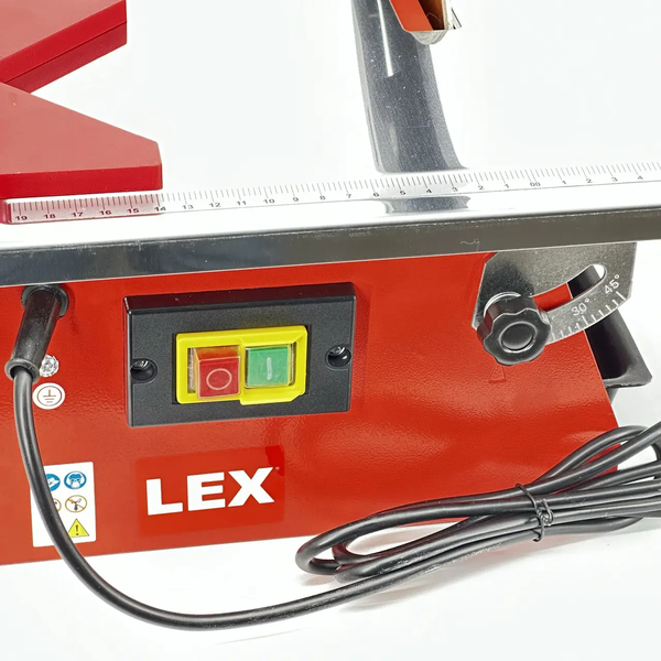 Потужний плиткоріз електричний водяний LEX LXSM16 : 1600 Вт, диск 180 мм, посадочне 25.4 мм, 2950 об/хв LXSM16 фото