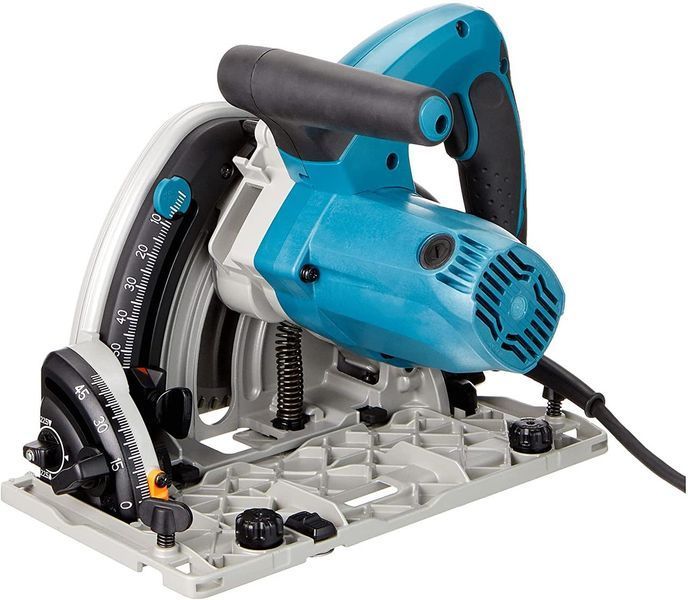 Купити Професійна ручна заглибна дискова пила Makita SP 6000 : 1300 Вт, 165мм, 55мм глибини погружна циркулярка в Україні у Tools Store