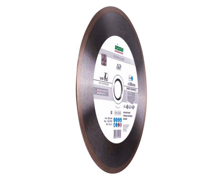 Диск алмазный отрезной Distar Hard ceramics 5D - 300 x 2.0 x 32 (11127048022) 11127048022 фото