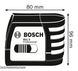 Профессиональный лазерный нивелир Bosch Professional GLL 2 с держателем MM 2 : два красных луча, 10 м 0601063A01 фото 5