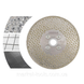 Якісний диск алмазний BIHUI GALVANIC 125 мм для різки і шліфування з фланцем М14 (DCWME5) : диск 125 мм DCWME5 фото 1
