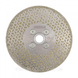 Якісний диск алмазний BIHUI GALVANIC 125 мм для різки і шліфування з фланцем М14 (DCWME5) : диск 125 мм DCWME5 фото 2