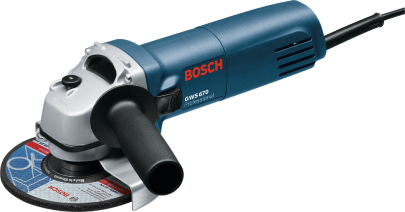 Маленькая болгарка (угловая шливательная машина) Bosch GWS 670 : 670Вт УШМ 0601375606 0601375606 фото