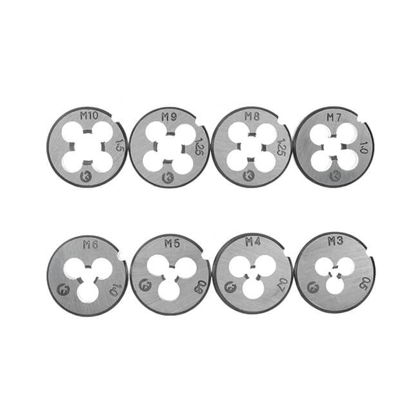 Качественный набор плашек M3-M12 и метчиков M3-M12, 20 ед. INTERTOOL SD-8020 SD-8020 фото