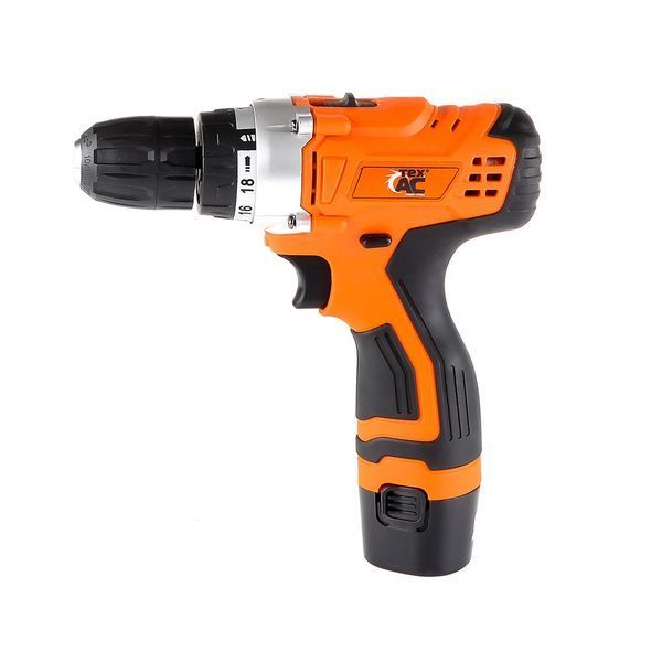 Купити Акумуляторний дриль-шуруповерт Tex.AC ТА-01-160 (12V) : 22 Нм, кейс шуруповерт для дому в Україні у Tools Store