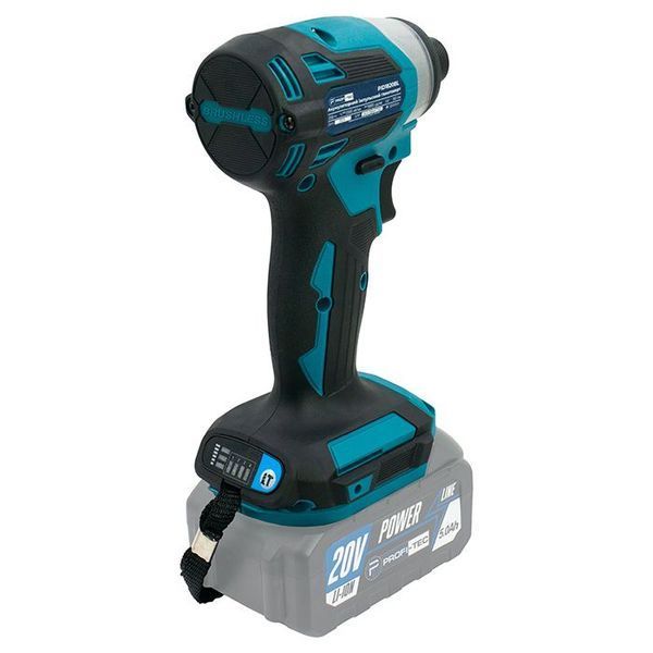 Шуруповерт аккумуляторный импульсный PROFI-TEC PID1820BL (20В/каркас/180Нм) 006107 фото