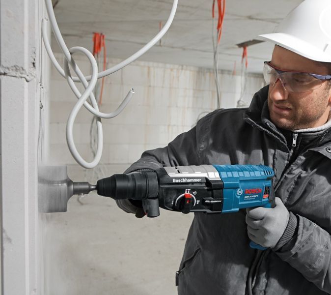 Профессиональный электрический перфоратор Bosch GBH 2-28 : 880 Вт, 3.2 Дж, SDS-Plus 0611267500 фото