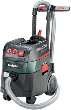 Профессиональный пылесос Metabo ASR 35 L ACP: 1400 Вт, 35 л, 248 мБар, 3660 л/мин, вес 16 кг 602057000 фото