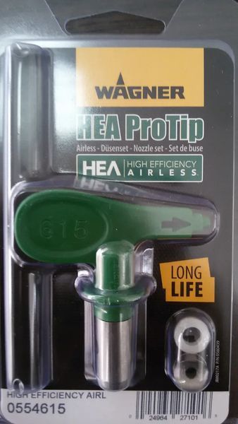 Купити Сопло для фарбопульта електричного WAGNER HEA ProTip 615 (для професійних високого тиску/з жовтим фільтром) в Україні у Tools Store