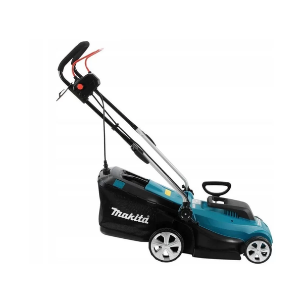Купити Професійна електрична газонокосарка Makita ELM3720 : 1400 Вт, 3400 об/хв, висота скошування 20/40/55 мм в Україні у Tools Store