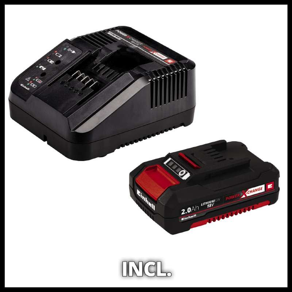 Триммер аккумуляторный Einhell GC-CT 18/24 Li: с АКБ 18V 2.0Ah + ЗУ (3411125) 3411125 фото
