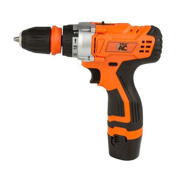 Купити Акумуляторний дриль-шуруповерт Tex.AC ТА-01-160 DFR (12V) : 22 Нм, кейс шуруповерт для дому в Україні у Tools Store