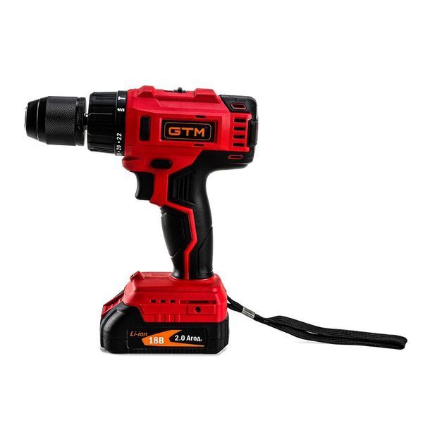 Аккумуляторный ударный шуруповерт GTM DSI18/60BL (акум 2а 2шт и зарядка) 3050 фото