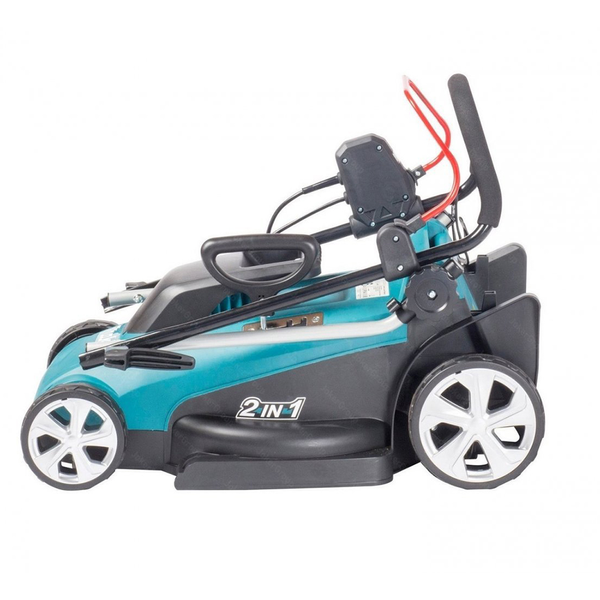Купити Професійна електрична газонокосарка Makita ELM3720 : 1400 Вт, 3400 об/хв, висота скошування 20/40/55 мм в Україні у Tools Store