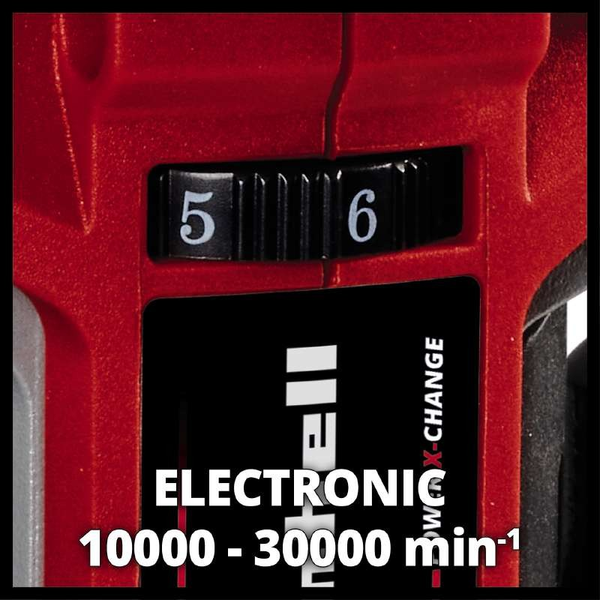 Фрезер аккумуляторный бесщеточный окантовочный Einhell TP-ET 18 Li BL - Solo : с АКБ 18 V 2.5 Ah + ЗУ 4350412 4512097 фото