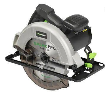 Купити Потужна циркулярна пила GALAX PRO 76346-3 : 1400 Вт, диск 185 мм циркулярна пила в Україні у Tools Store