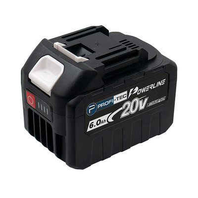 Акумуляторна батарея PROFI-TEC PT2060 POWERLine : 20V, 5C, 6.0 Аh, з індикатором заряду PT2060 фото