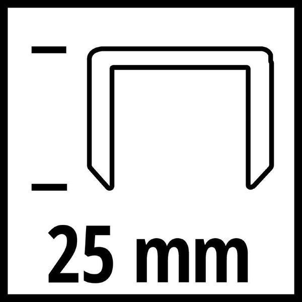 Купити Скоби до степлера Einhell 5,7 на 25 мм (3000 шт.) 4137860 в Україні у Tools Store