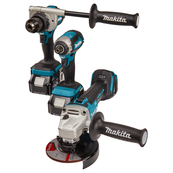 Набор инструментов Makita DLX3155TJ (DDF486, DTD153, DGA504) : шуруповерт, винтоверт,болгарка DLX3155TJ фото