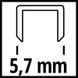 Скобы к степлеру Einhell 5,7 на 25 мм (3000 шт.) 4137860 4137860 фото 4