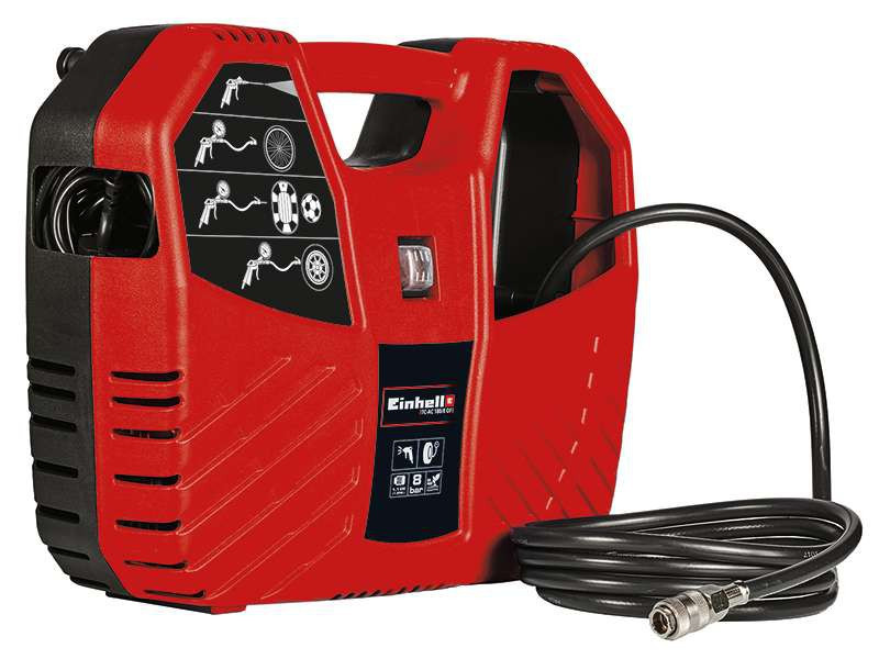 Мощный компрессор Einhell TC-AC 180/8 OF : 1100 Вт, 3750 об/мин, макс.производительность 180л /мин, 8 бар 4010486 фото