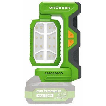 Купити Ліхтар акумуляторний GROSSER GED 600 (20В/каркас) в Україні у Tools Store