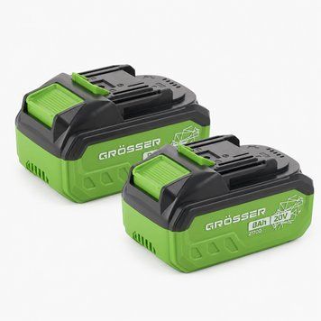 Аккумуляторная батарея Grosser 8А (20V, 8Аh 2шт) (G0158/2) G0158/2 фото