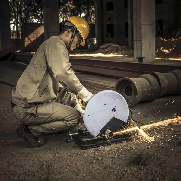 Пила монтажная сетевая STANLEY SSC22 : 2200 Вт, диск 355 мм, глубина резания 125 мм, кабель 3 м, 15,5 кг SSC22 фото