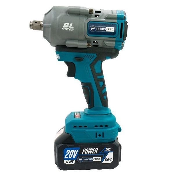 Купити Гайкокрут акумуляторний PROFI-TEC PTW1003BL (2акум.20В 4Аг/зарядний/кейс) в Україні у Tools Store