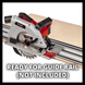Потужна пила циркулярна Einhell TE-CS 190/1 : 1500 Вт, 6000 об/хв, глиб.різу при 90&deg;/45&deg; 66 мм / 48 мм - фото товару 4331005