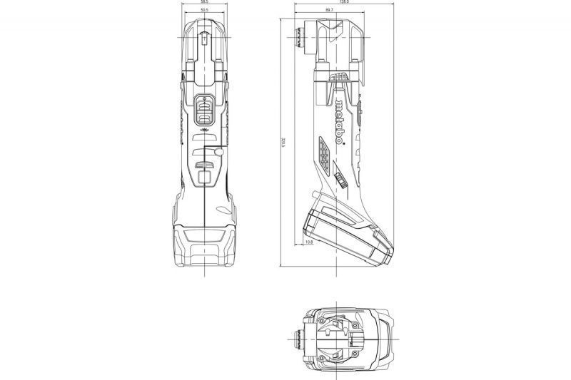 Купити Реноватор акумуляторний METABO MT 18 LTX (18В/каркас) в Україні у Tools Store