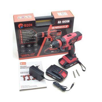 Купити Шурупокрут акумуляторний EDON AD-18CUN (з'ємний патрон) в Україні у Tools Store