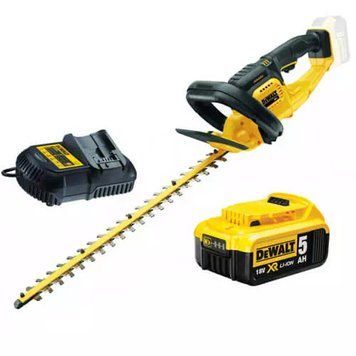 Купити Професійний кущоріз акумуляторний DeWALT DCM563P1 : з АКБ 18V 5.0Ah, довжина ножа 55 см в Україні у Tools Store