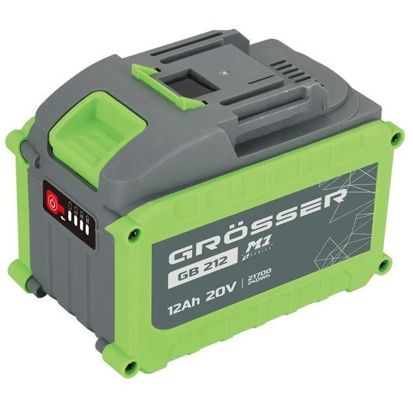 Купити Акумуляторна батарея Grosser 12А GB 212 (20V, 12Аh 2шт) (G0348/2) в Україні у Tools Store