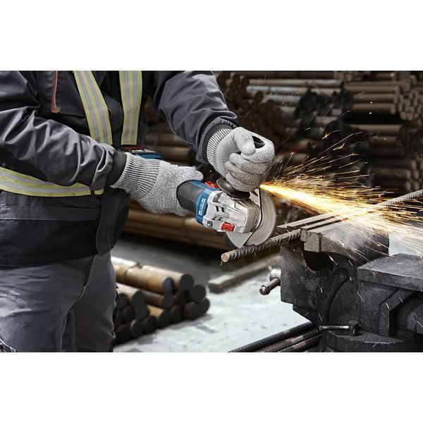 Шлифмашина угловая аккумуляторная BOSCH GWS 18V-8 (1акум.18В 4Ач/зарядный/кейс) 06019N9021 фото
