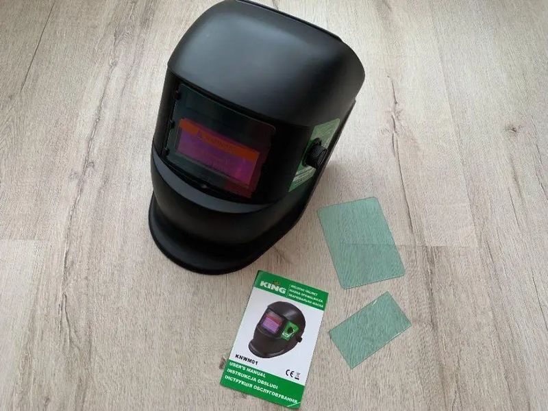 Купити Маска зварювальника з автозатемненням E.C. KING KNWM01 в Україні у Tools Store