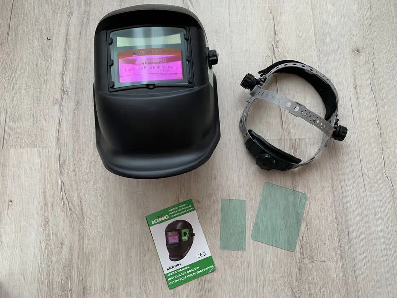 Купити Маска зварювальника з автозатемненням E.C. KING KNWM01 в Україні у Tools Store