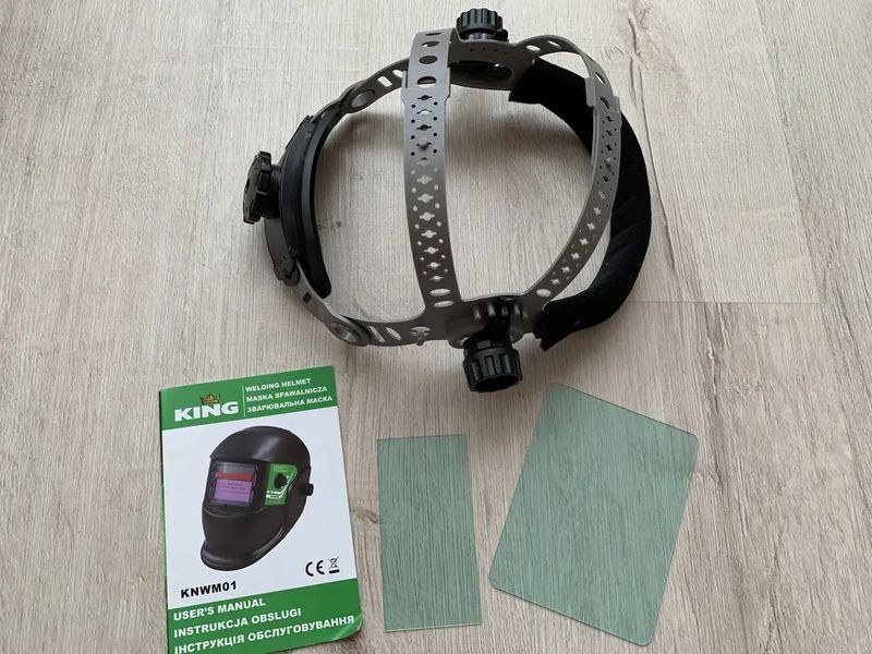 Купити Маска зварювальника з автозатемненням E.C. KING KNWM01 в Україні у Tools Store